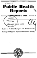 Public Health Reports  v 55 no 49  cover
