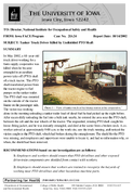 Tanker Truck Driver Killed by Unshielded PTO Shaft