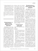 Rickettsioses in South Korea Materials and Methods