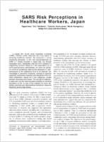 SARS Risk Perceptions in Healthcare Workers Japan