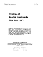 Prevalence of selected impairments