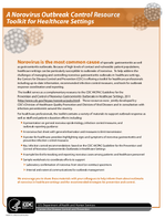 A Norovirus Outbreak Control Resource Toolkit for Healthcare Settings