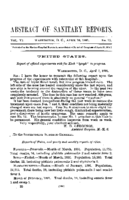 Abstract of sanitary reports  v VI no 15 April 10 1891