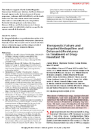 Therapeutic Failure and Acquired Bedaquiline and Delamanid Resistance in Treatment of DrugResistant TB