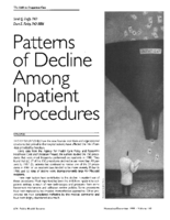 Patterns Of Decline Among Inpatient Procedures