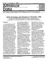 AIDS Knowledge and Attitudes for December 1988 Provisional Data From the National Health Interview Survey