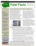 Fatal Facts Commercial Cleaner Dies of Carbon Monoxide CO Poisoning While Using TruckMounted Cleaning System