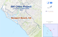 500 Cities Project Local Data for Better Health 2014 Newport Beach CA