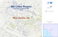 500 Cities Project Local Data for Better Health 2014 West Covina CA