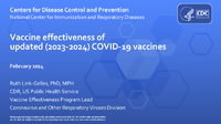 Vaccine effectiveness of updated 20232024 COVID19 vaccines