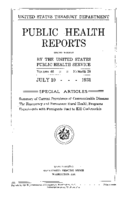 Public Health Reports  v 46 no 28  cover