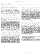 Multistate Outbreak of Human Salmonella Typhimurium Infections Linked to Contact with Pet Hedgehogs  United States 20112013