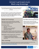 National Institute for Occupational Safety and Health Enhanced Coal Workers Health Surveillance Program Black Lung Screenings