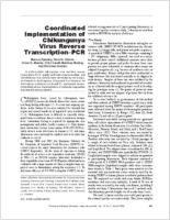 Coordinated Implementation of Chikungunya Virus Reverse TranscriptionPCR