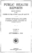 Public Health Reports  v 31  no 31  cover