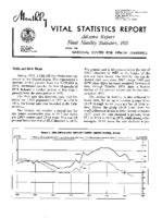 Advanced report  Final natality statistics 1975