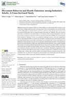 Movement Behavior and Health Outcomes Among Sedentary Adults A CrossSectional Study
