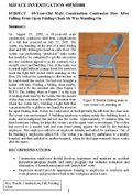 69YearOld Male Construction Contractor Dies After Falling From Open Folding Chair He Was Standing On
