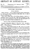 Abstract of sanitary reports  v VI no 1 January 2 1891
