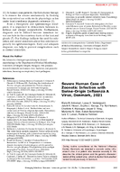 Severe Human Case of Zoonotic Infection with SwineOrigin Influenza A Virus Denmark 2021