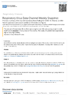 Respiratory Virus Data Channel Weekly Snapshot