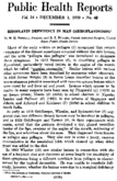 Public Health Reports  v 54 no 48 DECEMBER 1 1939