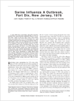 Swine Influenza A Outbreak Fort Dix New Jersey 1976