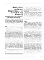 Methicillinresistant Staphylococcus aureus in Pig Farming