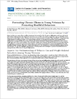 Preventing Chronic Illness in Young Veterans by Promoting Healthful Behaviors