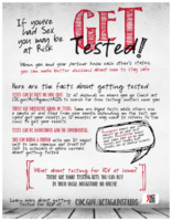 Get Tested portaitoriented poster