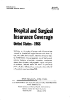 Hospital and Surgical Insurance Coverage United States 1968
