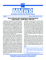 MMWR Morbidity and Mortality Weekly Report Vol 52 No 9 March 7 2003
