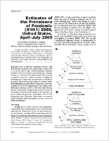 Estimates of the Prevalence of Pandemic H1N1 2009 United States AprilJuly 2009
