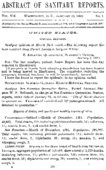 Absract of sanitary reports  v 7 no 4 January 22 1892