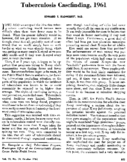 Tuberculosis casefinding 1961