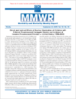 MMWR Morbidity and Mortality Weekly Report Vol 54 No 36 September 16 2005