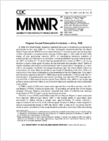 MMWR Morbidity and Mortality Weekly Report Vol 46 No 15 April 18 1997