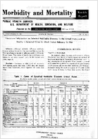 Morbidity and Mortality Weekly Report Vol 10 No 6 for Release February 17 1961