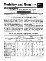 Morbidity and Mortality Weekly Report For release August 19 1960 Vol 9 No 32