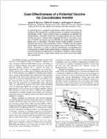 Costeffectiveness of a potential vaccine for Coccidioides immitis