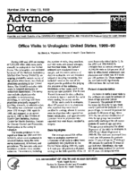 Office Visits to Urologists United States 198990