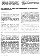 AIDS education for health care professionals in an organizational or systems context