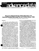 DiagnosisRelated Groups Using Data From the National Hospital Discharge Survey United States 1982
