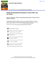 Medically Attended Suicidality in Youth Who Live on Farms