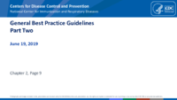 General best practice guidelines for immunization Part two