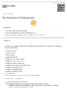 Heat Health For Healthcare Professionals