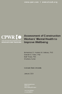 Assessment of Construction Workers Mental Health to Improve Wellbeing