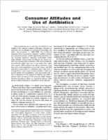 Consumer Attitudes and Use of Antibiotics