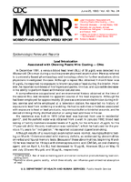 Lead Intoxication Associated with Chewing Plastic Wire Coating  Ohio