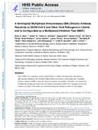 A Serological Multiplexed Immunoassay MIA Detects Antibody Reactivity to SARSCoV2 and Other Viral Pathogens in Liberia and Is Configurable as a Multiplexed Inhibition Test MINT